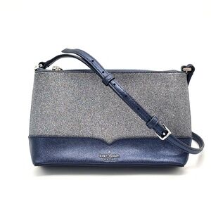 Kate Spade New York  LOLA GLITTER CROSSBODY Navy
